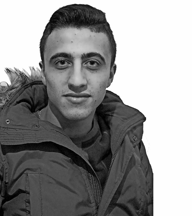 Ahmad, 19 Jahre, kam 2015 aus Syrien n...schen hat er das Niveau B 2 erreicht.   | Foto: Privat