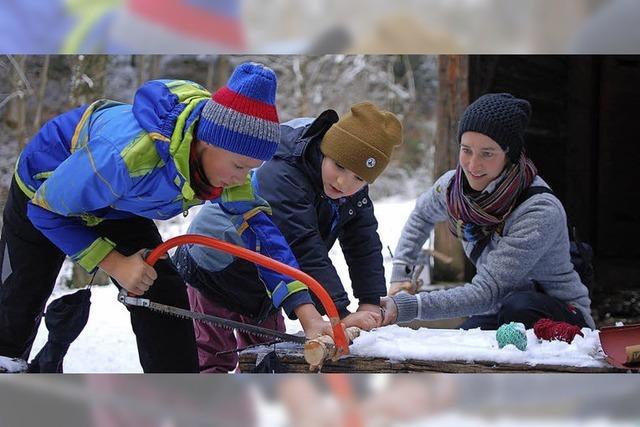 In der Junior-Ranger-Gruppe wird Kindern der Naturschutz nähergebracht
