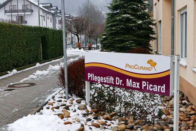 Das Pflegestift Dr. Max Picard in Schopfheim wird zum 31. Mrz schlieen.  | Foto: Lea Rollbhler