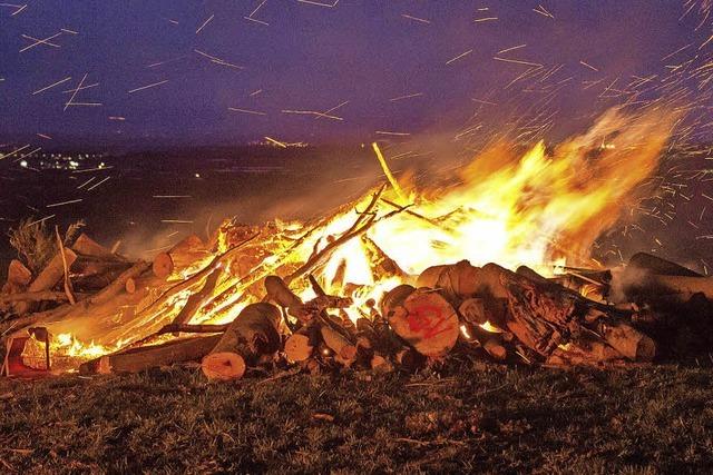 Scheibenfeuer des Gesangsverein in Niederweiler