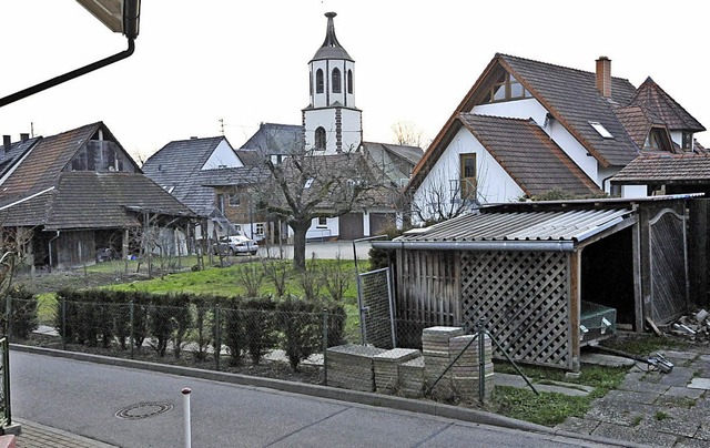 Auf diesem Bauplatz im Pfistergssle soll ein Wohnhaus errichtet werden  | Foto: Markus Zimmermann