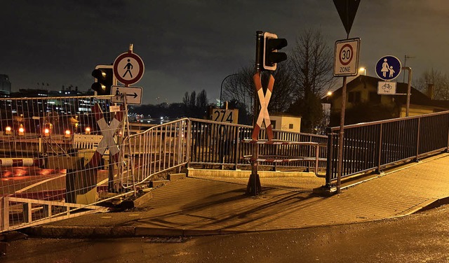 Als sehr kritisch und gefhrlich wird ...r Bahnunterfhrung am Hrnle gesehen.   | Foto: Martin Eckert