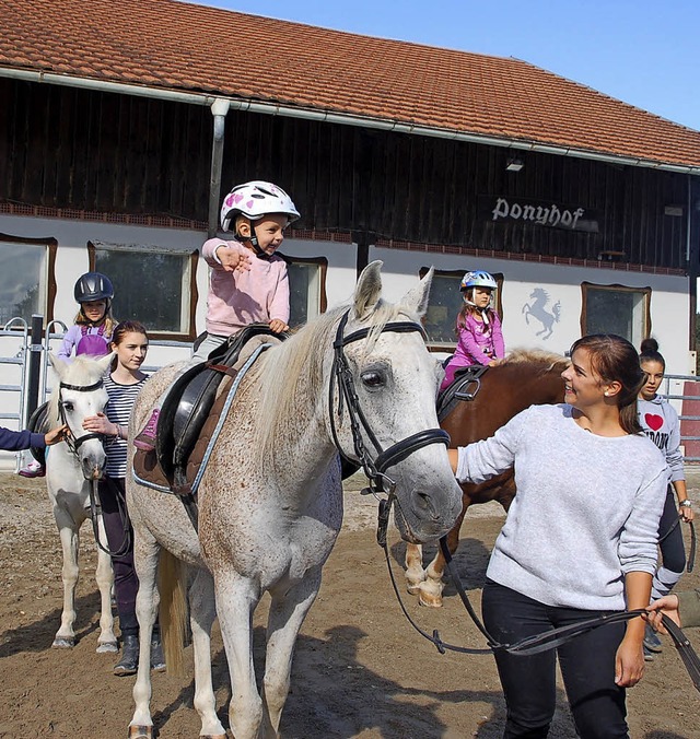 Auch der Ponyverein mchte beim 750 Jahr-Jubilum in Karsau mitmachen.  | Foto: Petra Wunderle