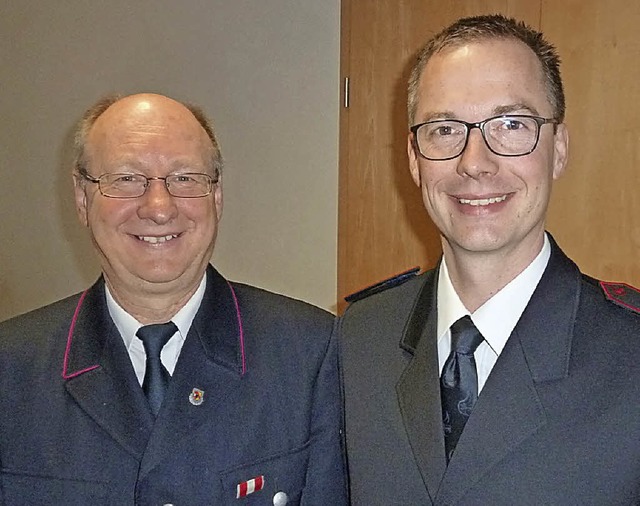 Roland Scholl (links) und Wolfram Wiggert wurden ausgezeichnet.  | Foto: Heidrun Simoneit