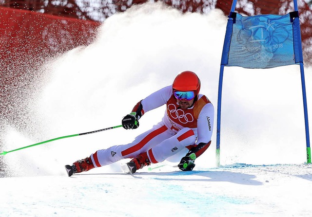 Zwei Goldmedaillen hat er schon. Am Do...rscher im Slalom die nchste gewinnen.  | Foto: dpa
