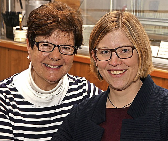 Gerdi Staiblin (links) und Jutta Zeisset  | Foto: Christel Hlter-Hassler