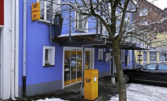 Die Postfiliale in Lffingen wird nach Ostern einen neuen Partner haben.   | Foto: Martin Wunderle