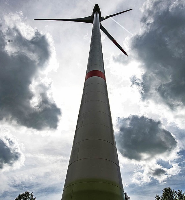 Mgliche Windkraftanlagen bewegen die  Gemter in Mnstertal.   | Foto: Armin Weigel (dpa)