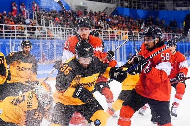 Fotos: So kmpfte sich die deutsche Eishockey-Nationalmannschaft ins Olympia-Viertelfinale