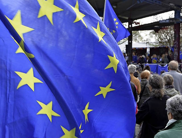 Pulse of Europe setzt sich fr den Erh... Reformen der Europischen Union ein.   | Foto: Archivfoto: Ralf Burgmaier