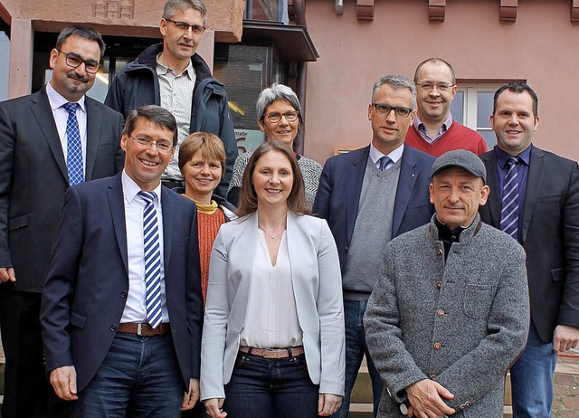 Gruppenbild mit der GRnen- Landtagsabgeordneten Sandra Boser (vorne Mitte).  | Foto: Stadt Ettenheim