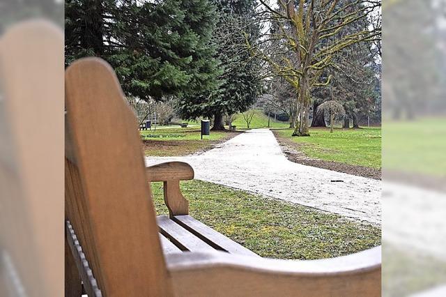 Neue Wege, Leitungen und Sitzmglichkeiten im Kurpark