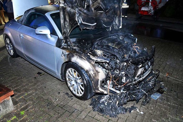 Der Schaden an dem Audi TT beluft sich auf rund 10.000 Euro.  | Foto: Wolfgang Knstle