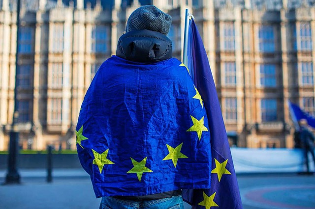 Protest  in London gegen den Brexit  | Foto: dpa