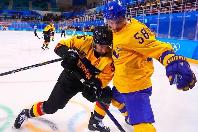 Eishockey-Sensation: Deutschland besiegt Schweden und erreicht das Halbfinale