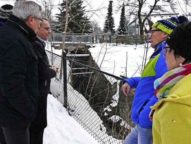 Blick auf eine Problembrcke: Ausschus...er hilft nur eine Kompletterneuerung.   | Foto: Tanja Bury