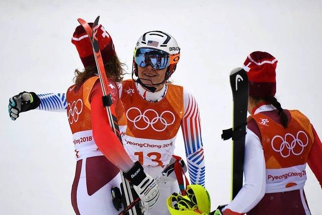 Gisin Olympiasiegerin in der alpinen Kombination - Lindsey Vonn raus