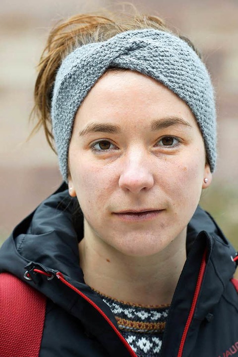 Ines Greubel, 23, Romanistik/ Islamwis...ich aber gerne mehr engagieren.&#8220;  | Foto: Ingo Schneider