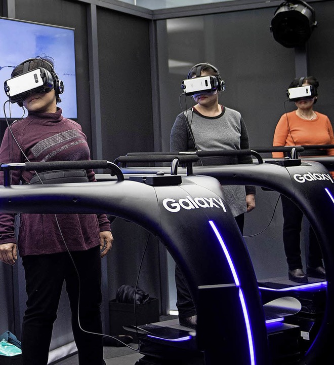 Virtuelle Realität, in Südkorea natürlich erzeugt von Samsung.   | Foto: AFP