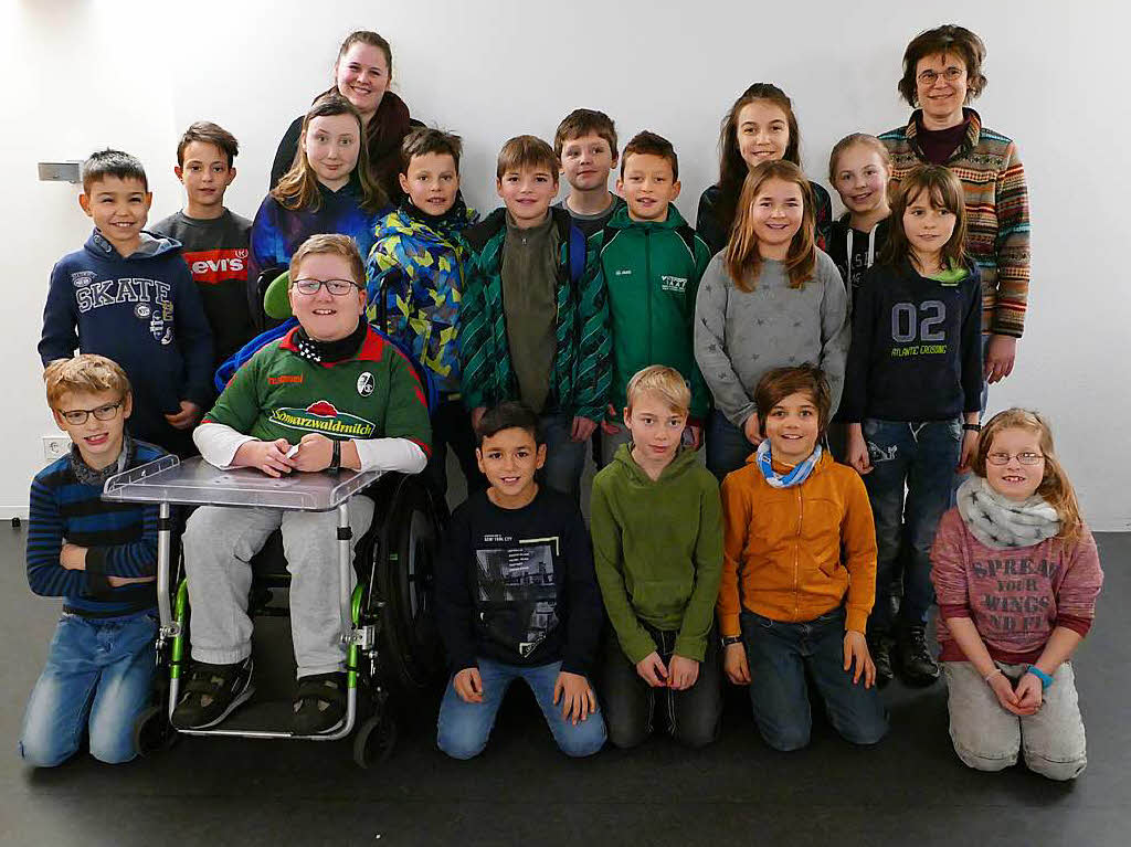 Klasse 4a der Abt-Columban-Schule aus Mnstertal