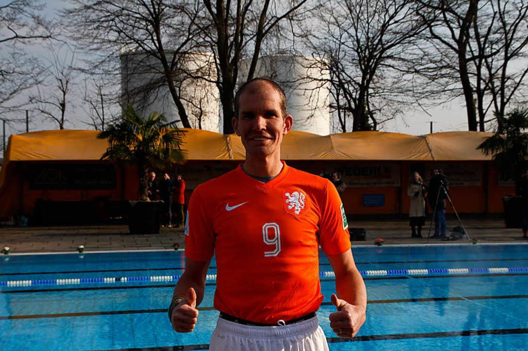 Maurits van Wijde ist extra aus den Niederlanden angereist.  | Foto: Dora Volke