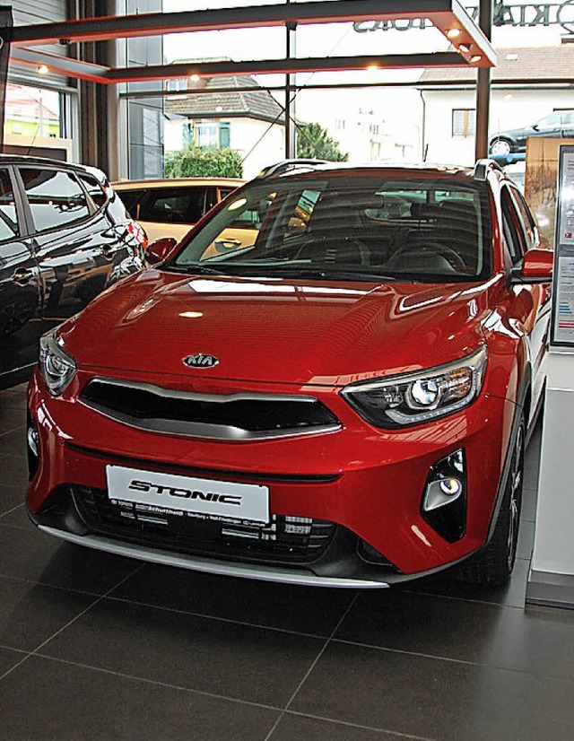 Der neue Kia Stonic steht <ppp></ppp>  | Foto: Herbert Frey