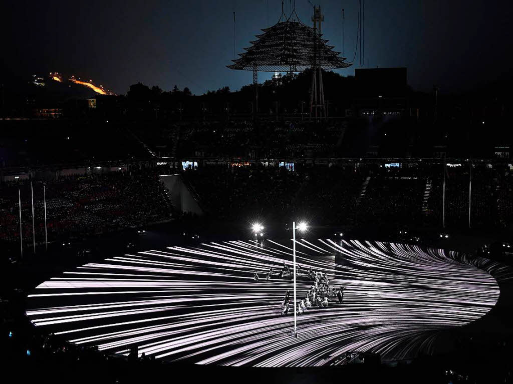 Kunterbunte Abschlussfeier der Olympischen Winterspiele in Pyeongchang