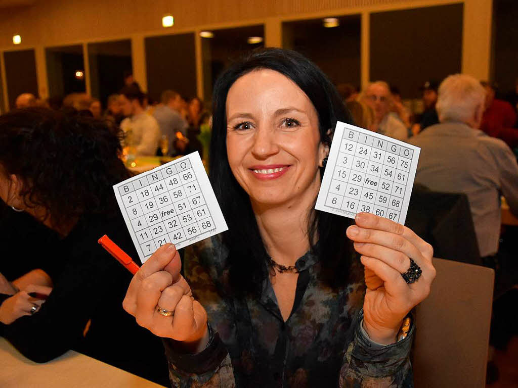 Mitmachen beim Bingo-Spiel