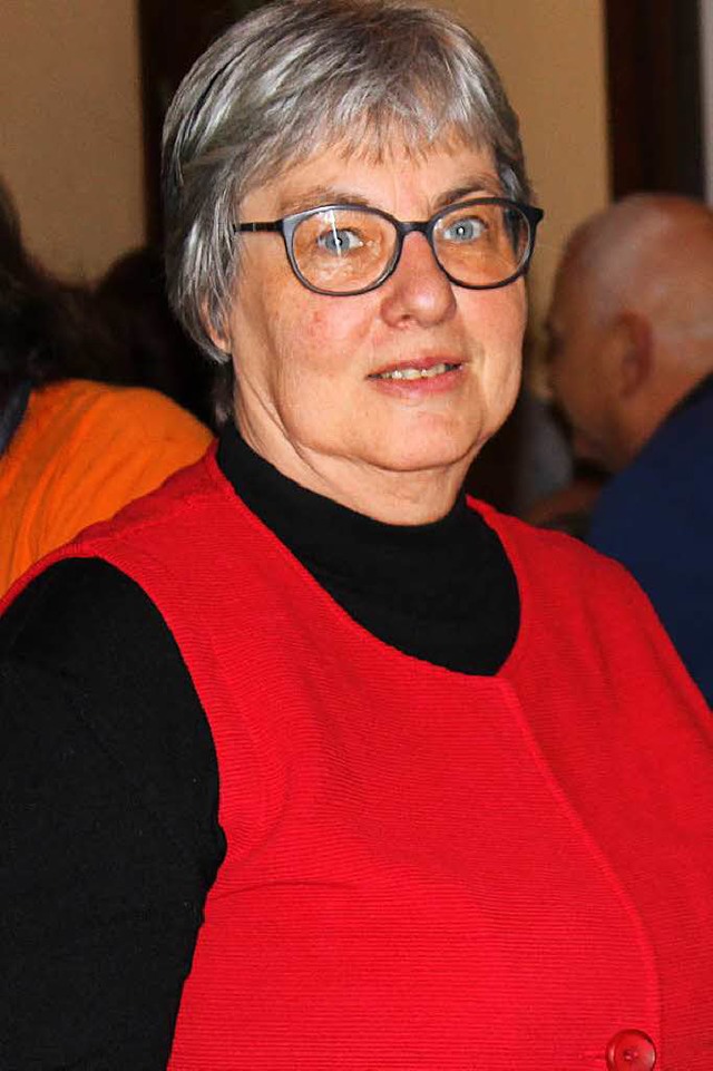 Brigitte Pantze, Vorsitzende des SPD Ortsverbands Weil-Haltingen  | Foto: Antje Gessner