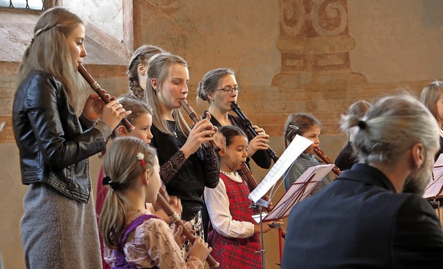 Harmonie in Klang und Rhythmus: Flten...insam mit dem Flauto-Consort Freiburg.  | Foto: Dorothee Philipp