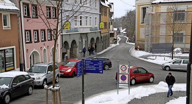 Das umstrittenste Projekt des Verkehrs... der Stadtkirche. Bild: Gnter Vollmer  | Foto: vollmer