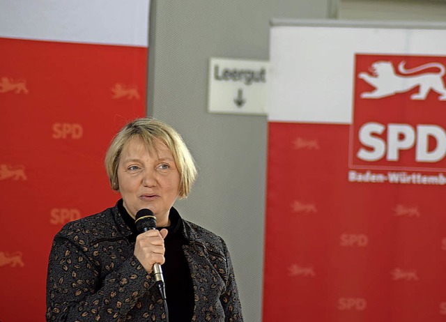Die aus Offenburg stammende Bundestags... knne fr die SPD keine Option sein.   | Foto: Julia trauden