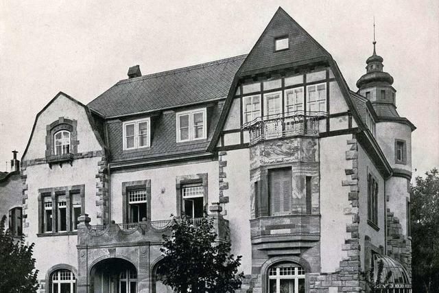 Die Villa Kromer ist einziges berbleibsel der Schraubenspundfabrik Kromer in Freiburg