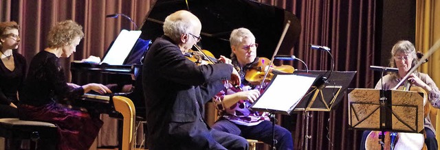 Das Pellegrini-Quartett spielte  Musik...bergangs von der Romantik zur Moderne.  | Foto: Katharina Bchle