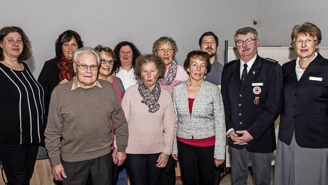 Im Rahmen seiner Mitgliederversammlung...gen zahlreiche langjhrige Mitglieder.  | Foto: Alexander Anlicker