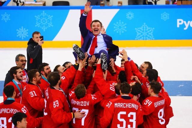 Fotos: Russland gewinnt dramatisches Eishockey-Finale gegen das DEB-Team