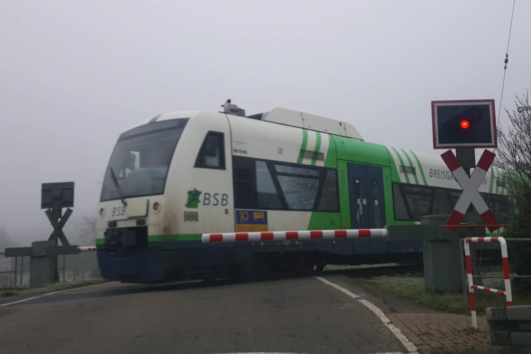 BreisgauSBahn mit Verspätung nach Weichenstörung in