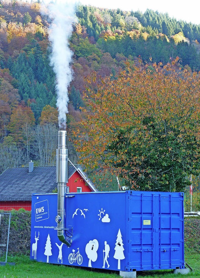 Bislang betreibt die EWS ein Nahwrmen...ovisorium und wird mit Gas betrieben.   | Foto: Sattelberger