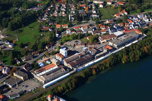 Das Werk von H.C. Starck in Laufenburg-Rhina.  | Foto: Erich Meyer