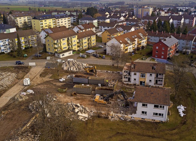 Blick ber die Baustelle im Norden des...sem Bereich neigen sich den Ende zu.    | Foto: Rolf Wetzel