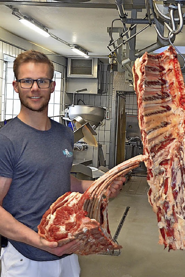 Metzgermeister und Fleischsommelier Philipp Kaiser   | Foto: Schimanski