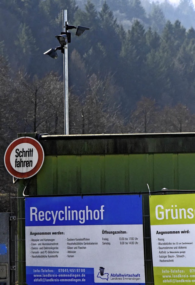 Was fr die einen wertlos geworden ist... Waldkirch, mit Video berwacht werden  | Foto: Markus Zimmermann