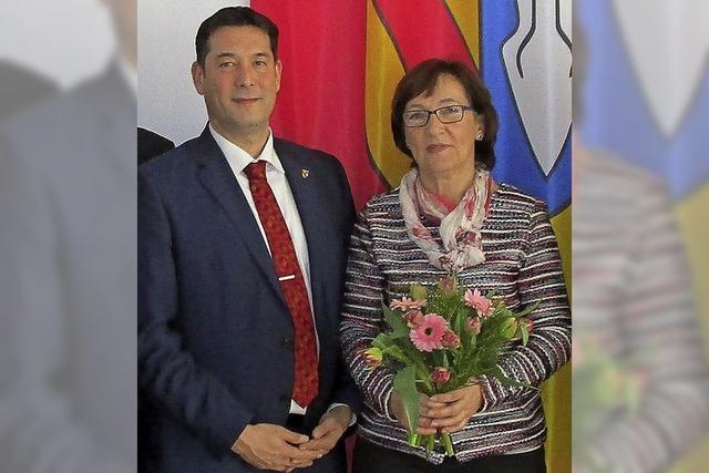 Ingrid streicher, langjhrige Sekretrin im Denzlinger Rathaus, geht in den Ruhestand