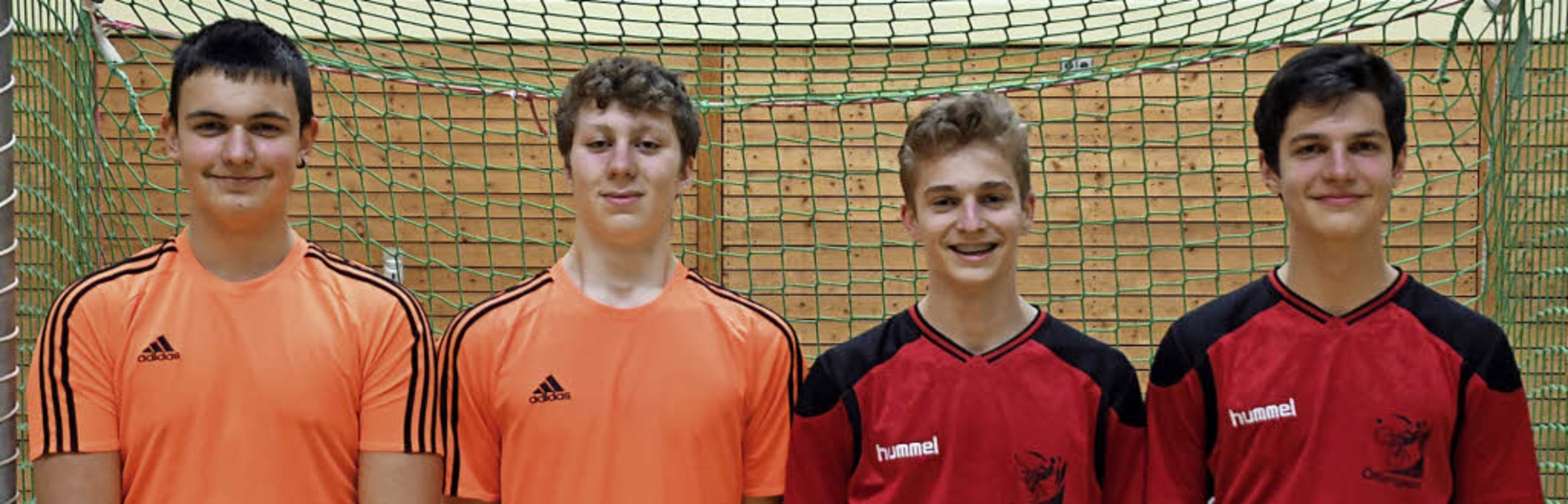 Meisterlich: Noah Klausmann und Luis F...Huber und Moritz Schubach (von links).  | Foto: ZVG