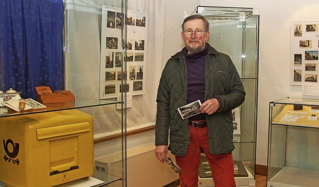 Eine Raritt ist der alte Briefkasten,...g-Initiator Reinhard Krau sehr freut.  | Foto: Wolfgang Beck