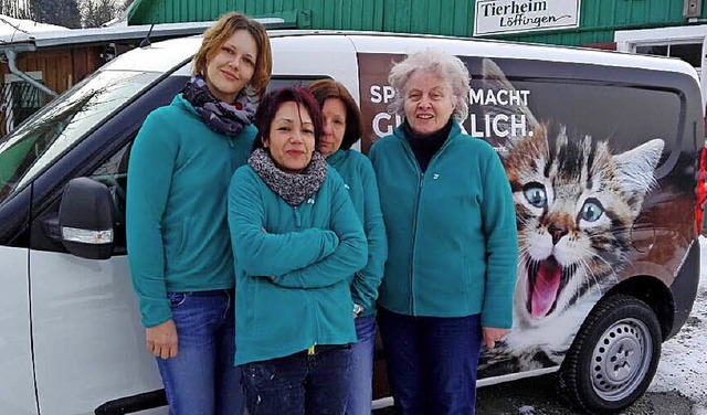 Der Tierschutzverein Lffingen freut s...dl, Barbara Renkel und Carola Hannes.   | Foto: Privat