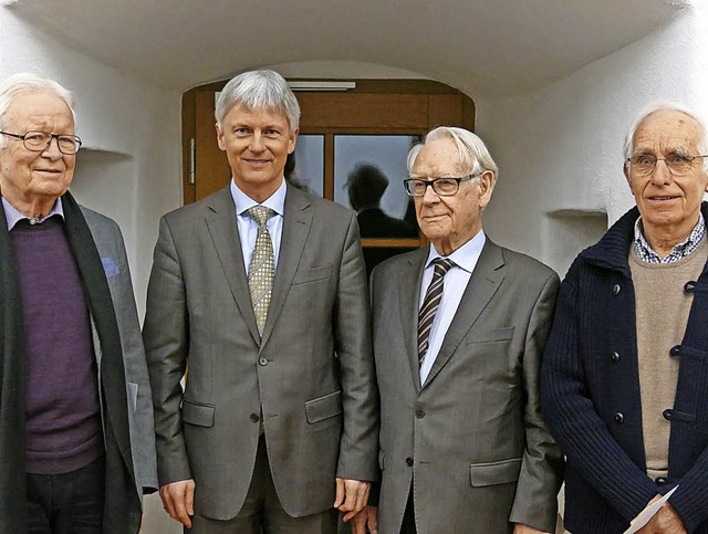 In der jngsten Gemeinderatssitzung  g...hnau,   Gerd Kpfer und Norbert Khle.  | Foto: Hans-Peter Mller