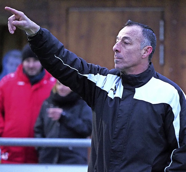 Fr Enzo Minardi beginnt die Abschieds...er Trainer den Klub Richtung Lrrach.   | Foto: Jutta Geiger