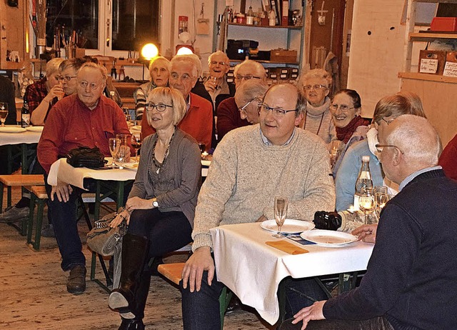 Die Orgelfreunde trafen sich in der Orgelwerkstatt.  | Foto: Hubert Bleyer