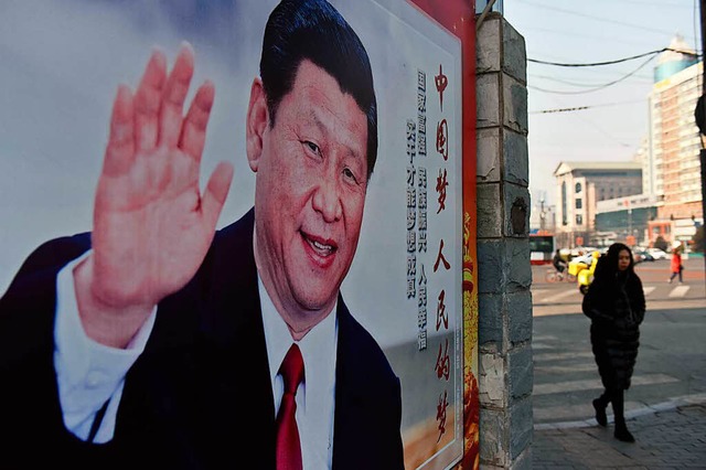 Xi Jinping grt in Peking von einem P...ampf ist in der Bevlkerung populr.    | Foto: AFP